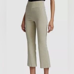 SPRWMN Pull-on Corduroy Cropped Off White Pants Size M